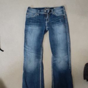 Silver jeans